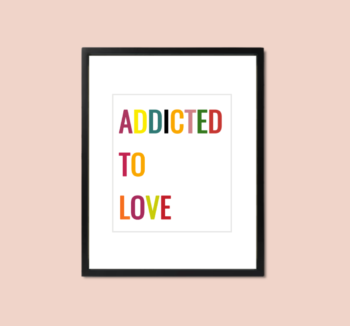 Love Quote Wall Art Canvas