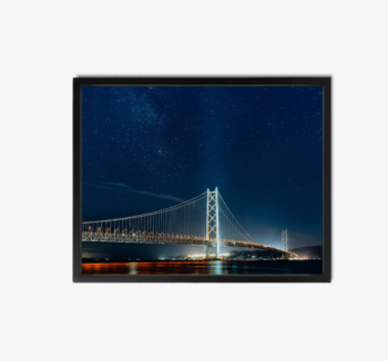 Framed Wall Art Golden Gate Canvas